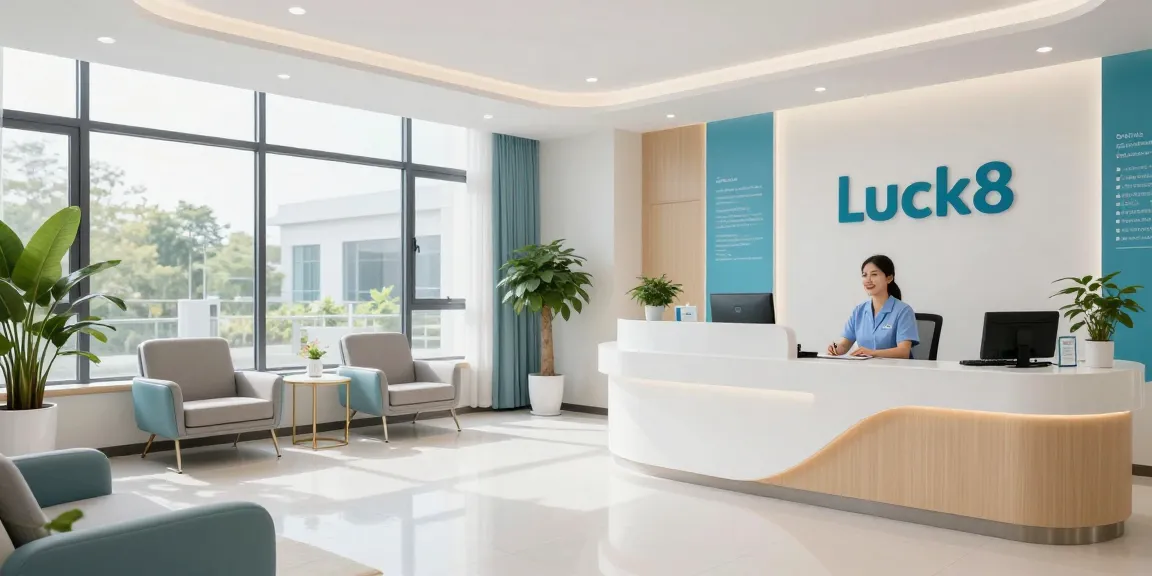Luck8: Trusted healthcare services in a modern clinic environment.