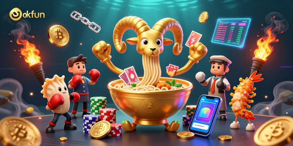 Play and win exciting games at okfun with creative characters and cryptocurrency elements.
