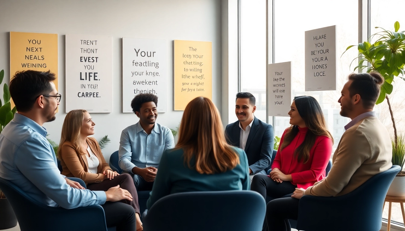 Transforming your Ideal career through coaching in a modern office setting with vibrant energy.