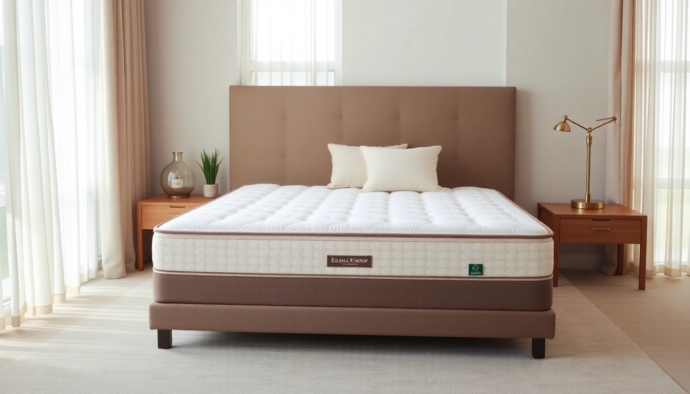 Showcasing the Stearns and Foster estate mattress in a beautifully designed bedroom.