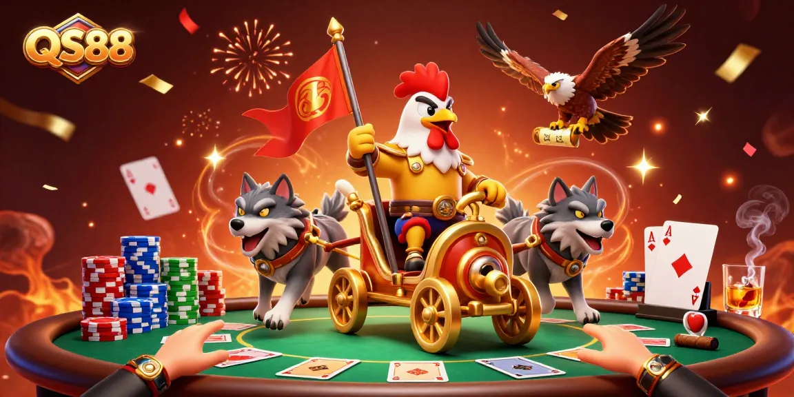 Experience thrilling moments in QS88 as players engage in high-stakes poker battles.