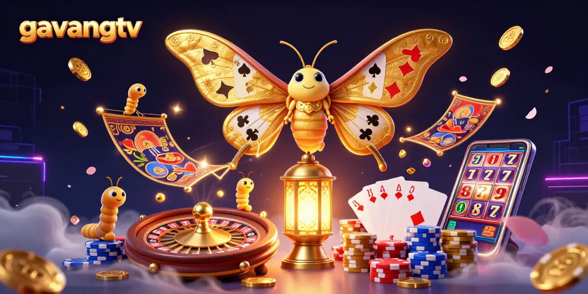 Experience dynamic gaming moments with gavangtv in this enchanting casino scene.