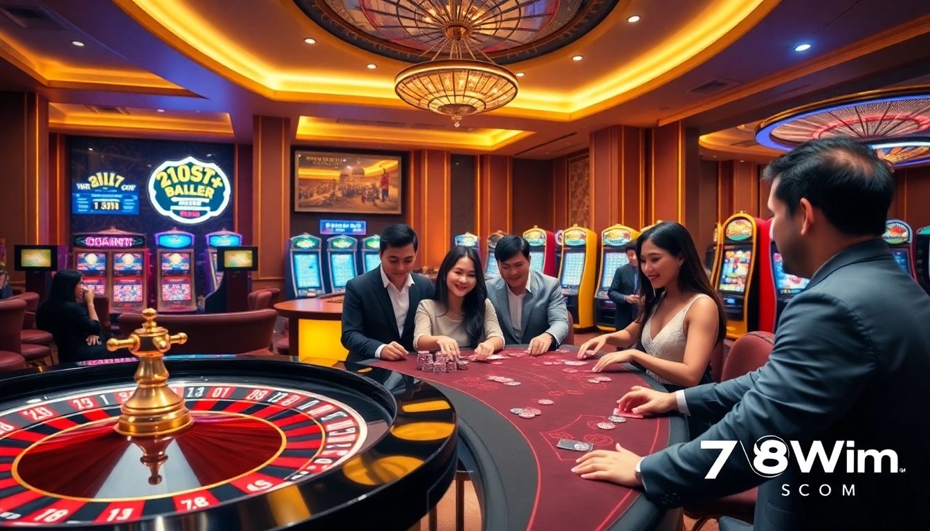 Experience thrilling gameplay at 78Win Com with engaging casino tables and vibrant slot machines.
