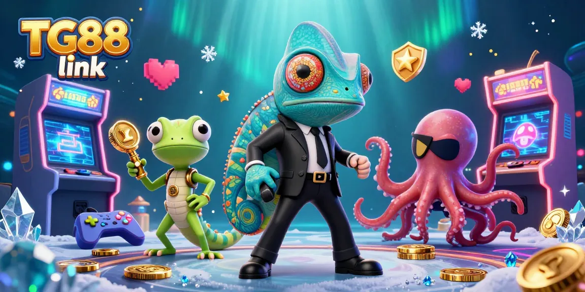 Engage with the exciting TG88 link to navigate a vibrant online casino experience with animated characters.
