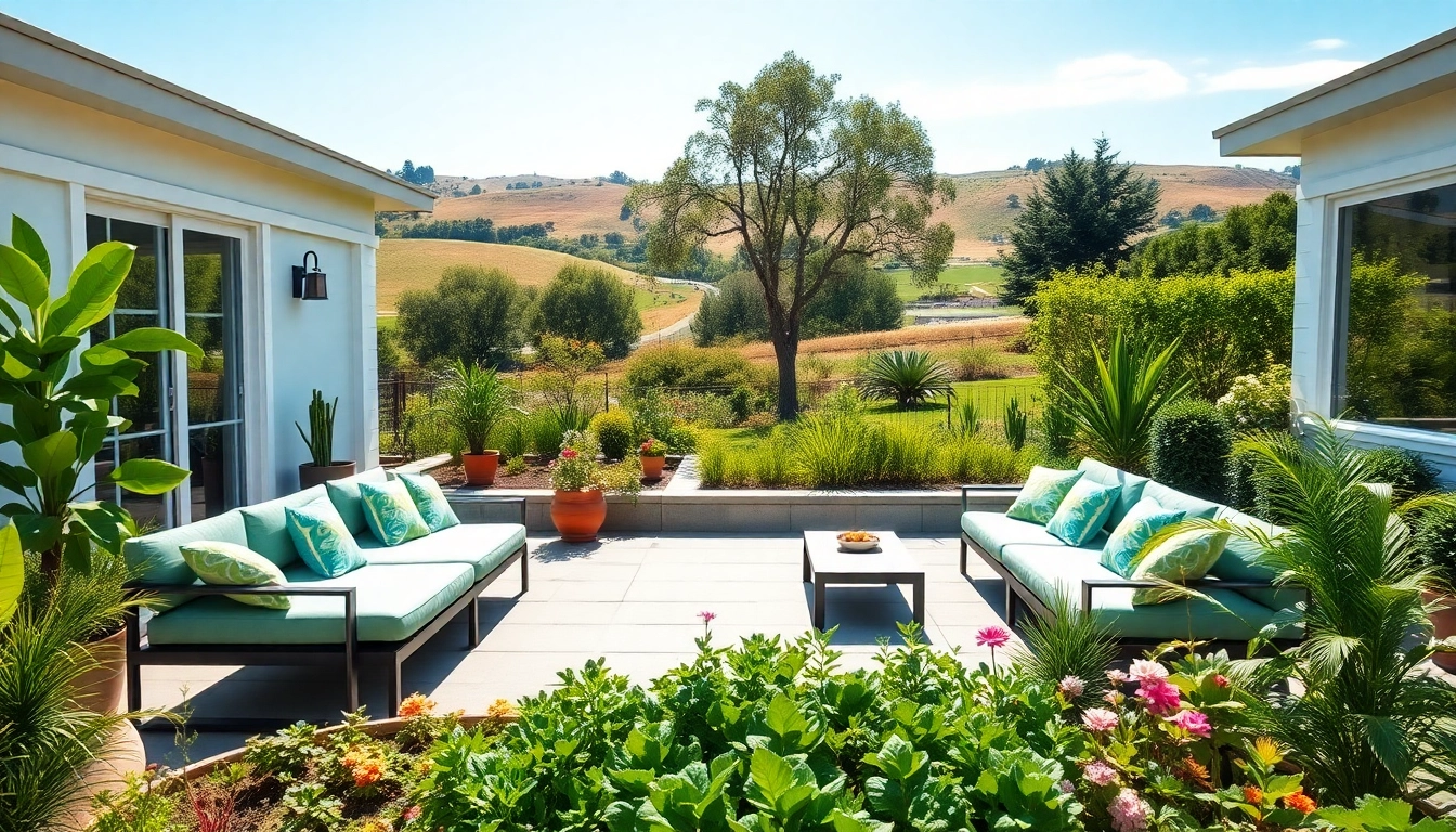 Transform your space with backyard renovation Bay Area showcasing vibrant gardens and modern outdoor living.