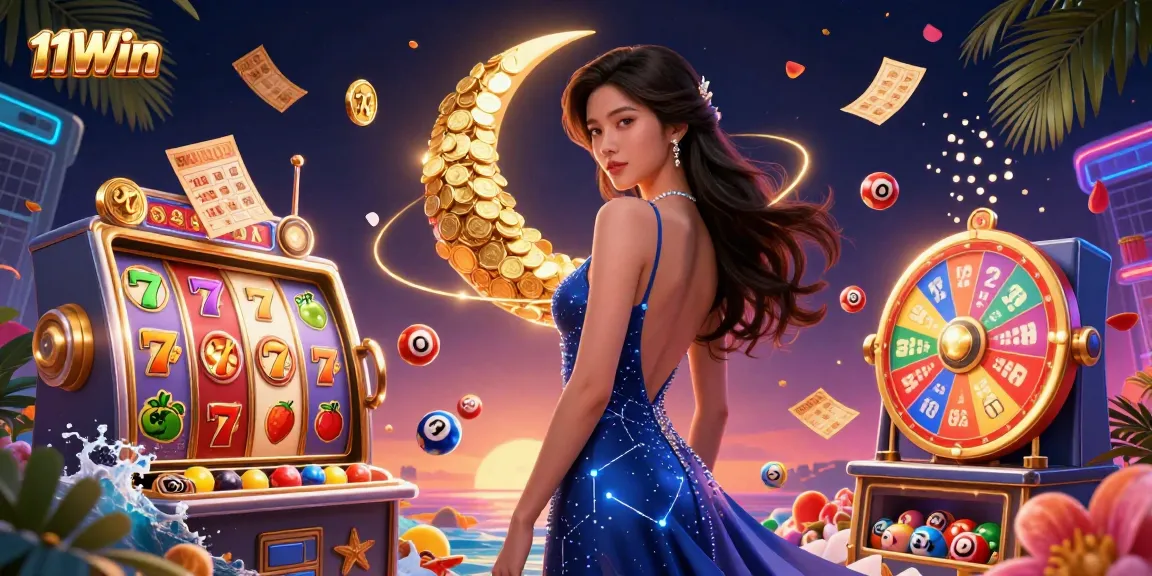 Experience vibrant gameplay excitement with 11Win's thrilling lottery and slot features.