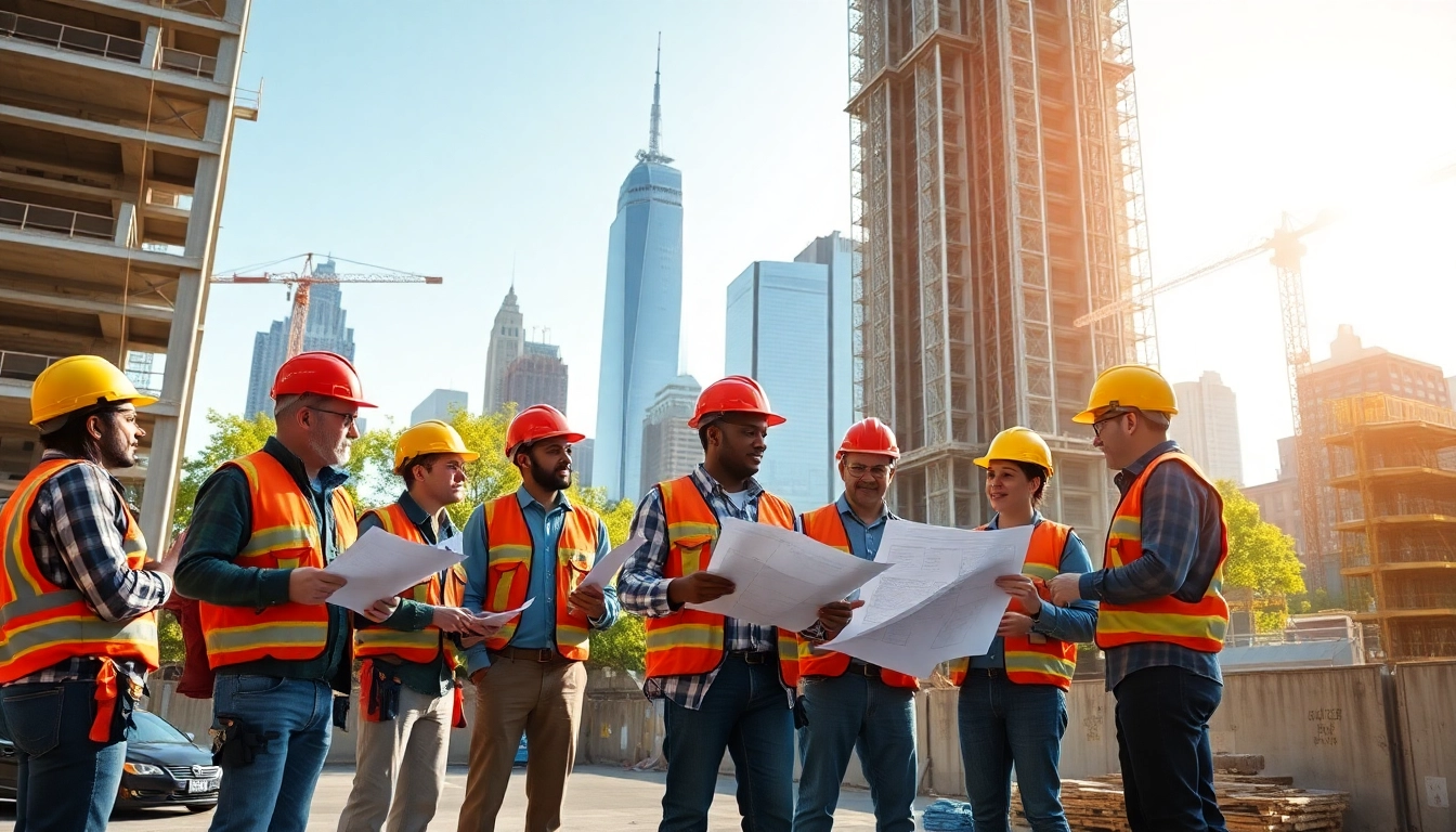 Experienced New York City Commercial General Contractor leading a dynamic construction project.