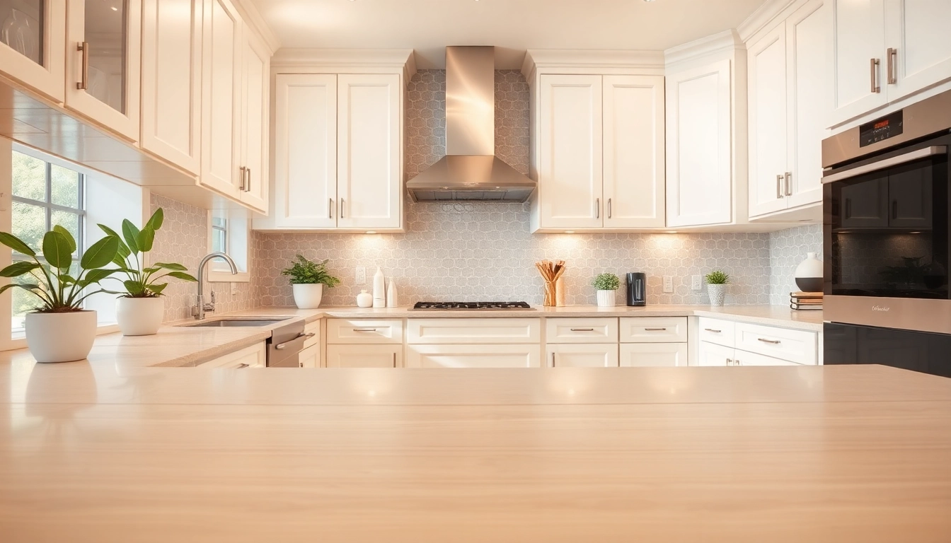 Revamped kitchen showcasing Cabinet Refacing Largo FL with modern finishes and an inviting feel.