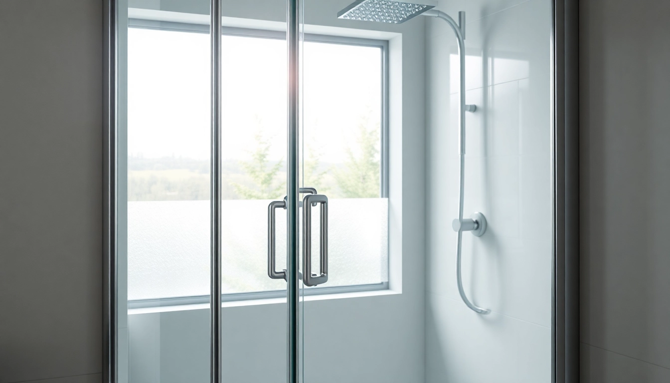 Moderne duschkabine 100x100 pendeltür im Badezimmer mit elegantem Design.