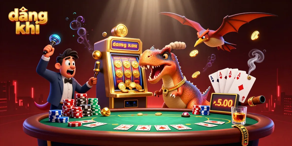 Experience the excitement of đăng ký at a vibrant online casino with animated characters in action