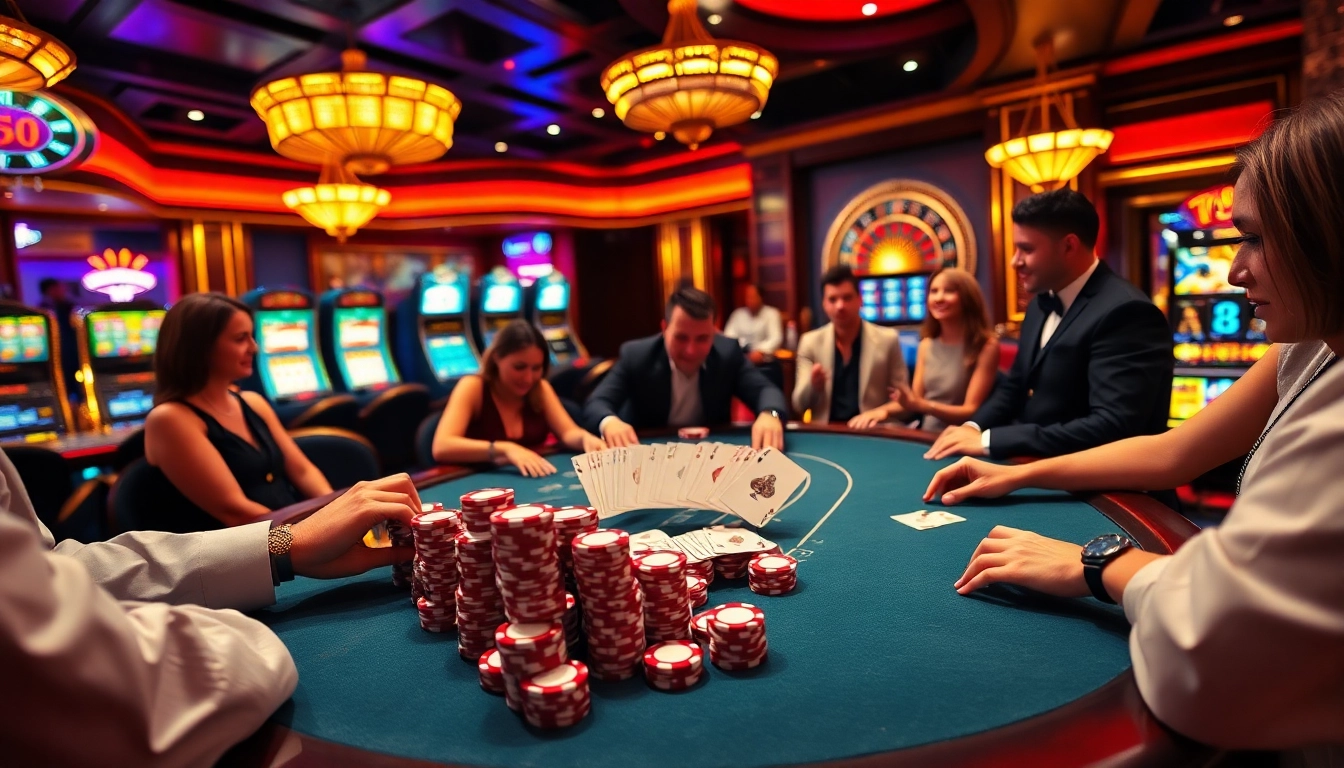 Exciting poker action at a high-stakes table at 78win.dental casino.