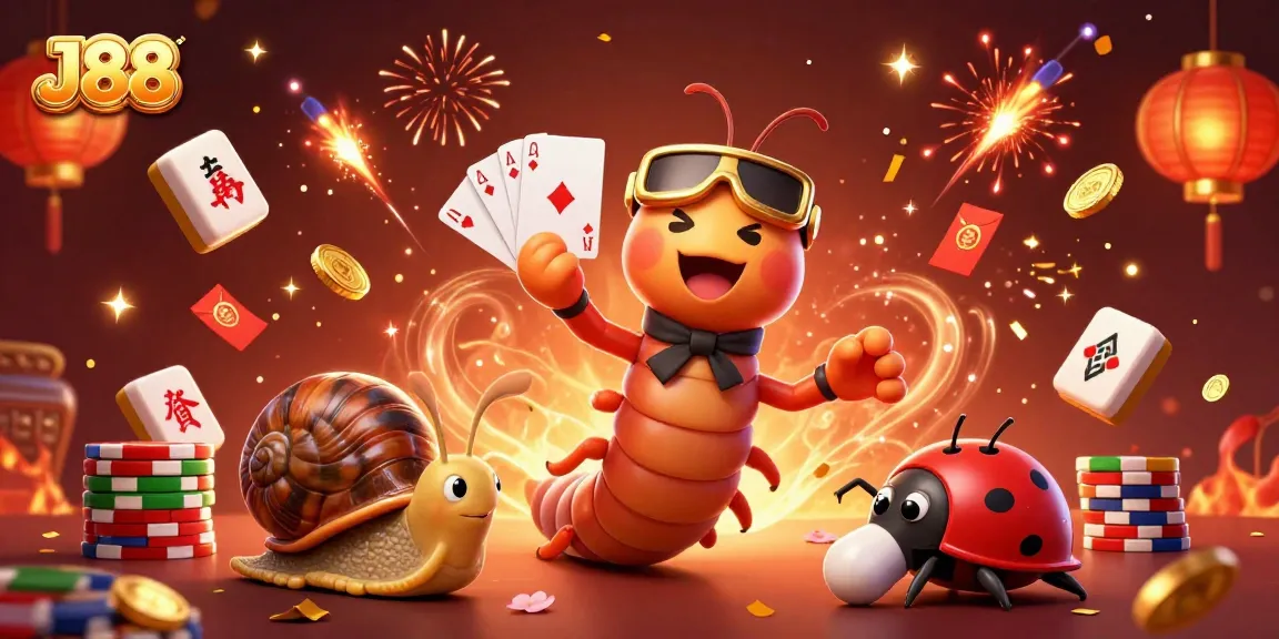 Engage with J88 as a millipede dealer showcases a dynamic casino scene full of energy.